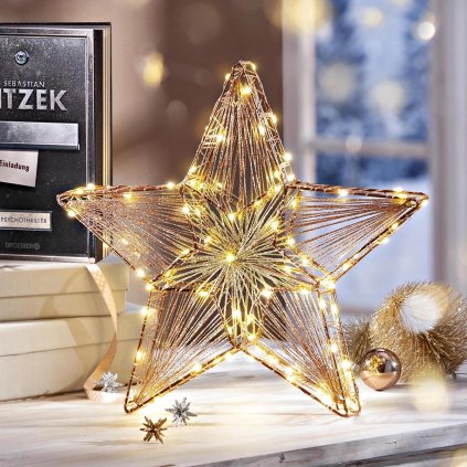 LED dekorácia hviezd Alruba