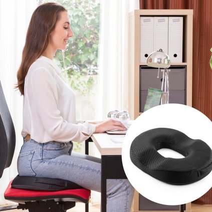 Gélový vankúš na sedenie s bambusovým uhlím Charnut