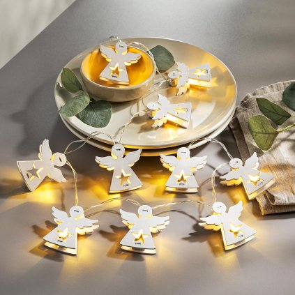 LED svetelná reťaz Angels