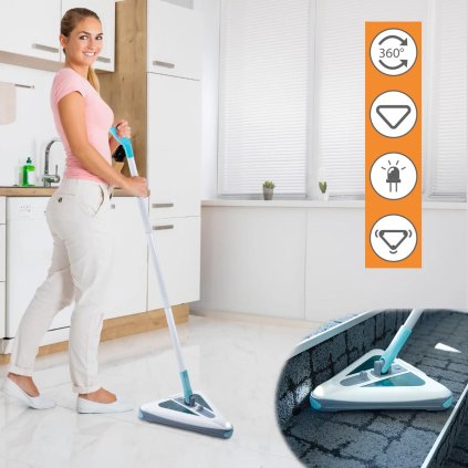 Akumulátorový čistič podláh Livington Deeper Sweeper so 4 kefami