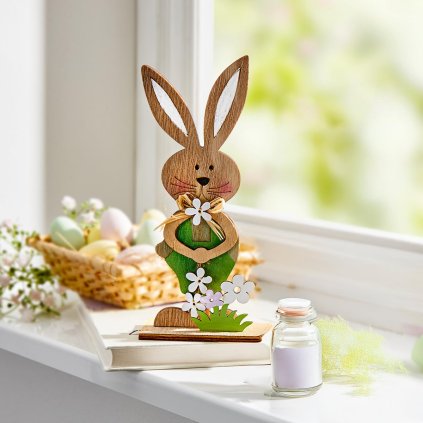 Drevená dekorácia Rabbit Fritz