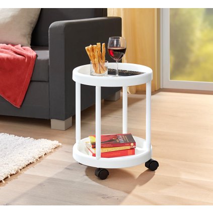 Odkladací stolík s kolieskami