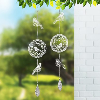 Kovová vetrohra Vtáčiky