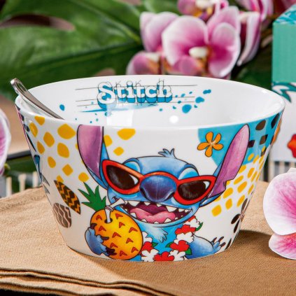 Miska Stitch, biela