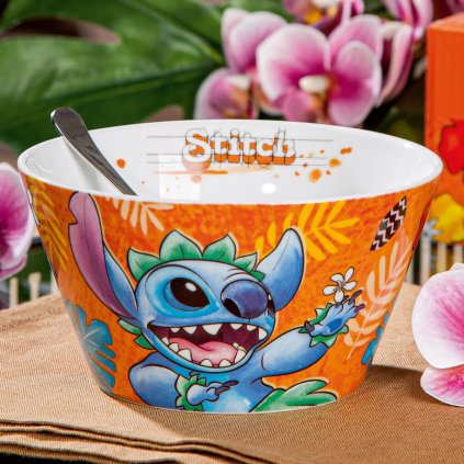 Miska Stitch, oranžová