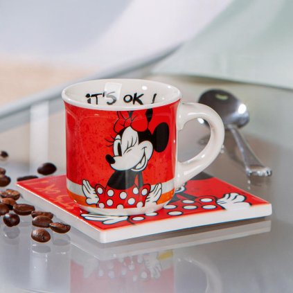Šálka Minnie, červená