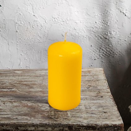 Stĺpová sviečka, žltá