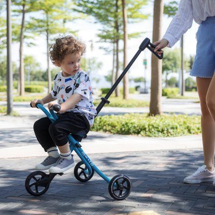 Detská trojkolka Micro Trike Deluxe XL, modrá