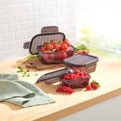 Dózy na potraviny, súprava 3 ks