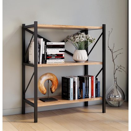 Regál Insasi 2 zásuvky, medový dub