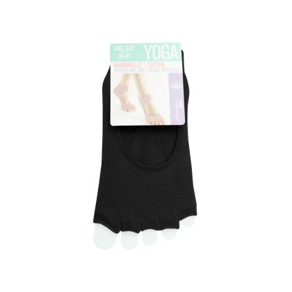 Ponožky na jogu, čierne