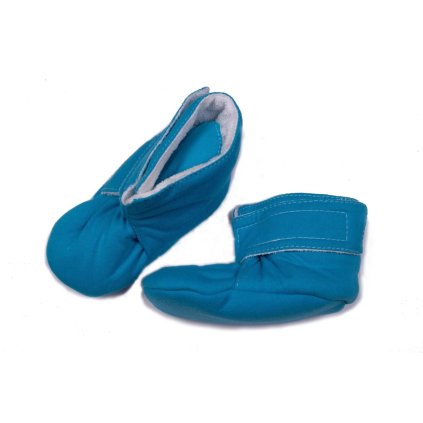 Zavinovacie papuče pre deti a dospelých, modré, veľkosť 22-24 cm