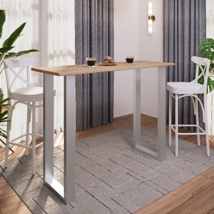 Barový stôl VCM "Xona 140x50", dub sonoma