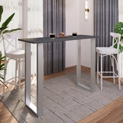 Barový stôl VCM "Xona 140x50", antracit