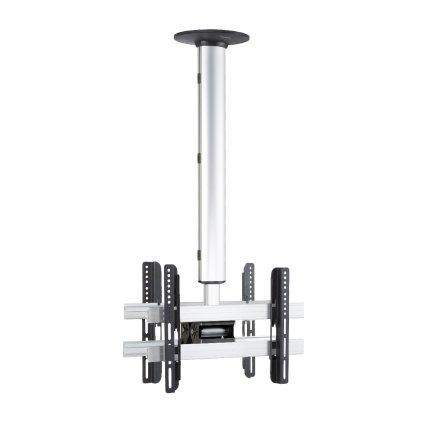 Stropný držiak VCM "CM 3 Double", strieborný