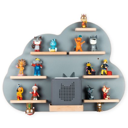 Regál Boarti Tonie - Cloud M, sivý