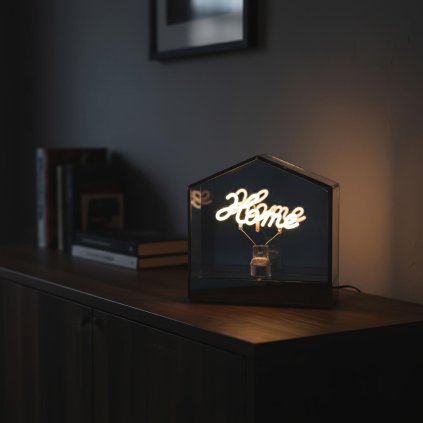 Sklenená dekorácia Home, 15 x 15 cm