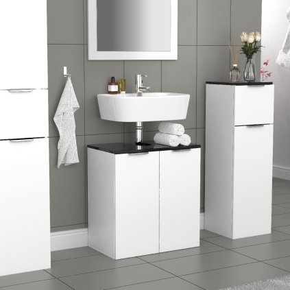 VCM Skrinka pod umývadlo "Donali", čierna