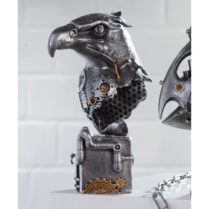 Steampunková socha orla