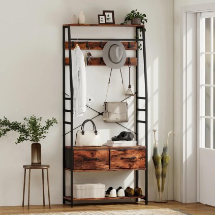 Stena v predsieni, hnedá