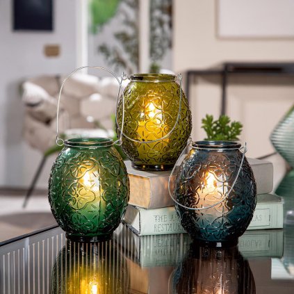 Svietniky Maroko, sada 3 ks