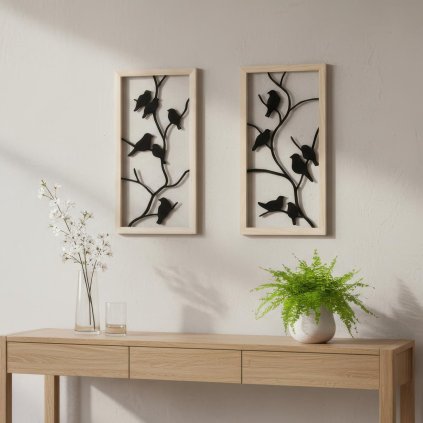 Nástenné obrazy Aves, sada 2 ks