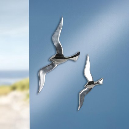 Nástenná dekorácia Lietajúci vták, 48 cm