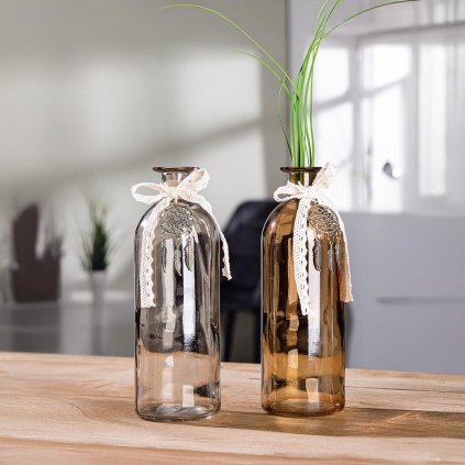 Sklenené vázy Dreamcatcher, sada 2 kusov