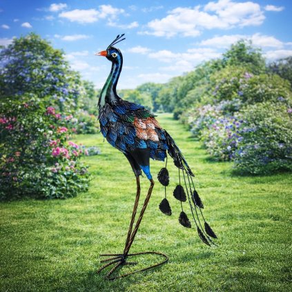 Dekorácia Páv, 57 cm