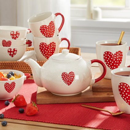 Čajová kanvica Srdce, 1,2 l