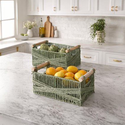 Úložné koše Cesto, sada 2 ks