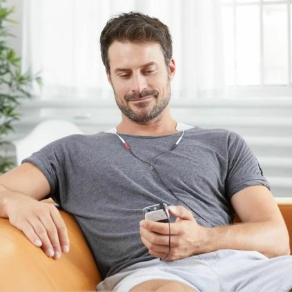 Elektrický svalový stimulátor čierna/biela