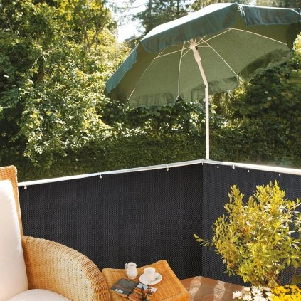 Ratanový balkónový paraván M, 90 x 300 cm