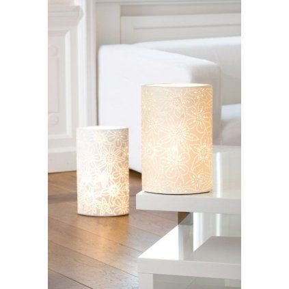 Porcelánová lampa "Floral" medium