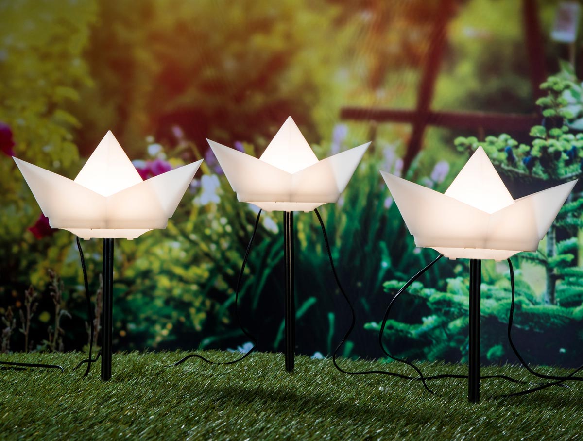 E-shop LED solárne lodné svetlá, 3 ks