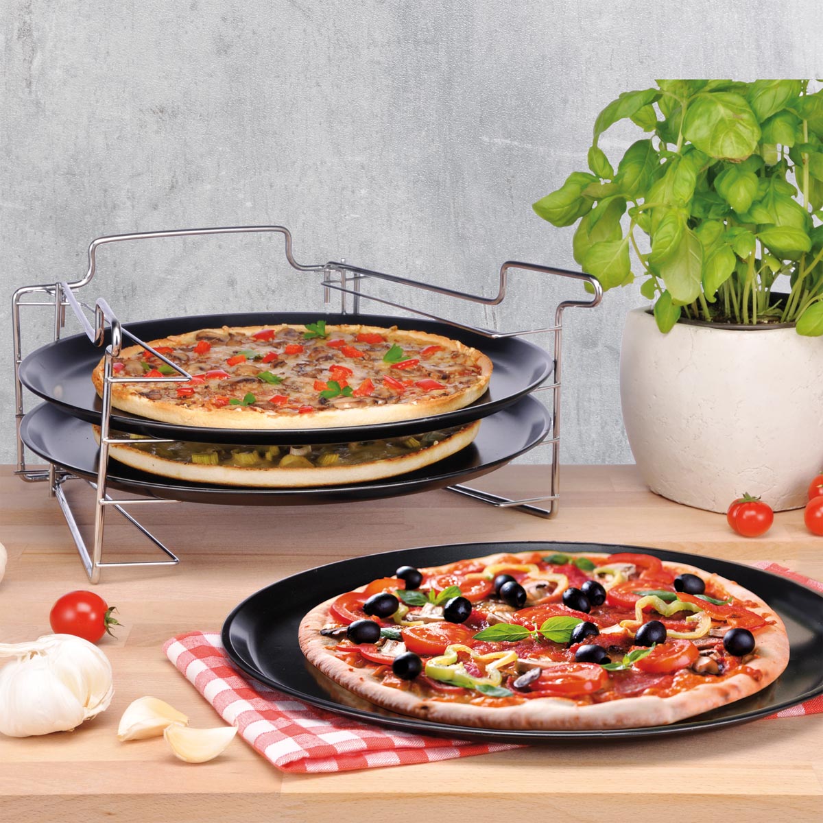 E-shop Súprava na pečenie pizze, 4 ks