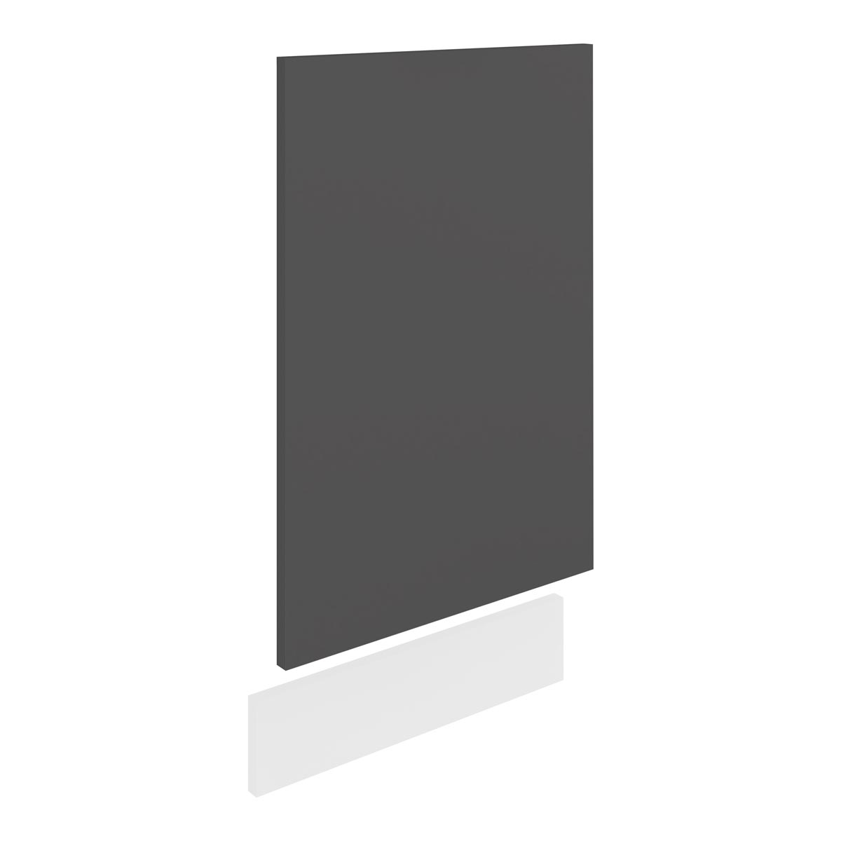 E-shop Krycí panel Esilo pre vstavanú umývačku riadu, 45 cm, antracit