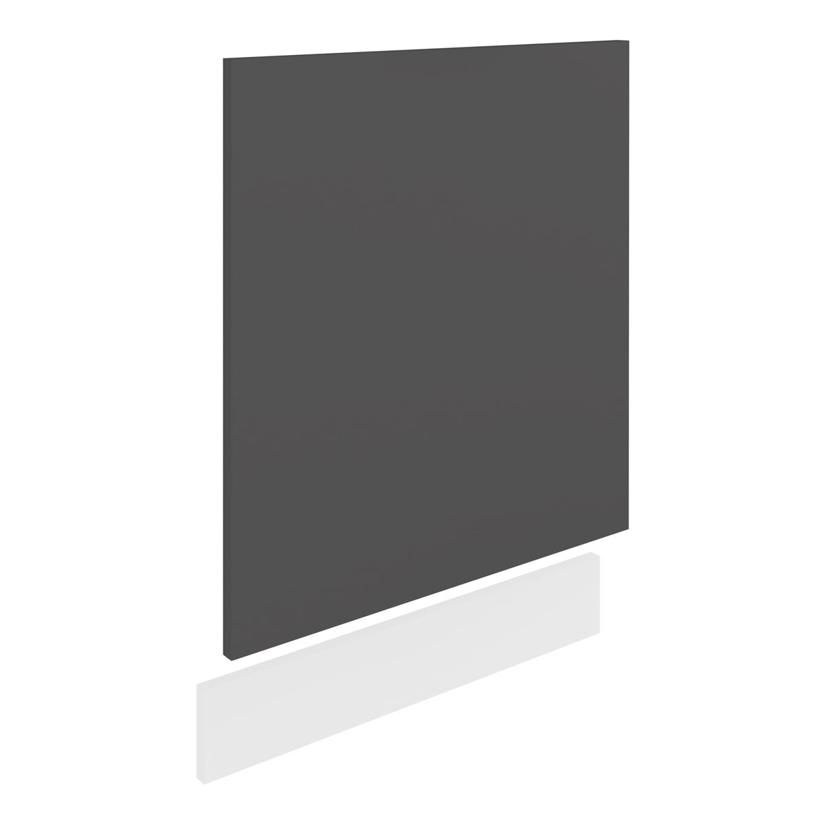 E-shop Krycí panel Esilo pre vstavanú umývačku riadu, 60 cm, antracit