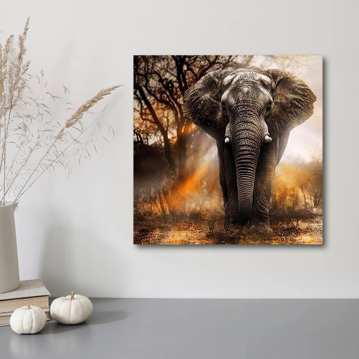 E-shop Slon africký s diamantovou maľbou