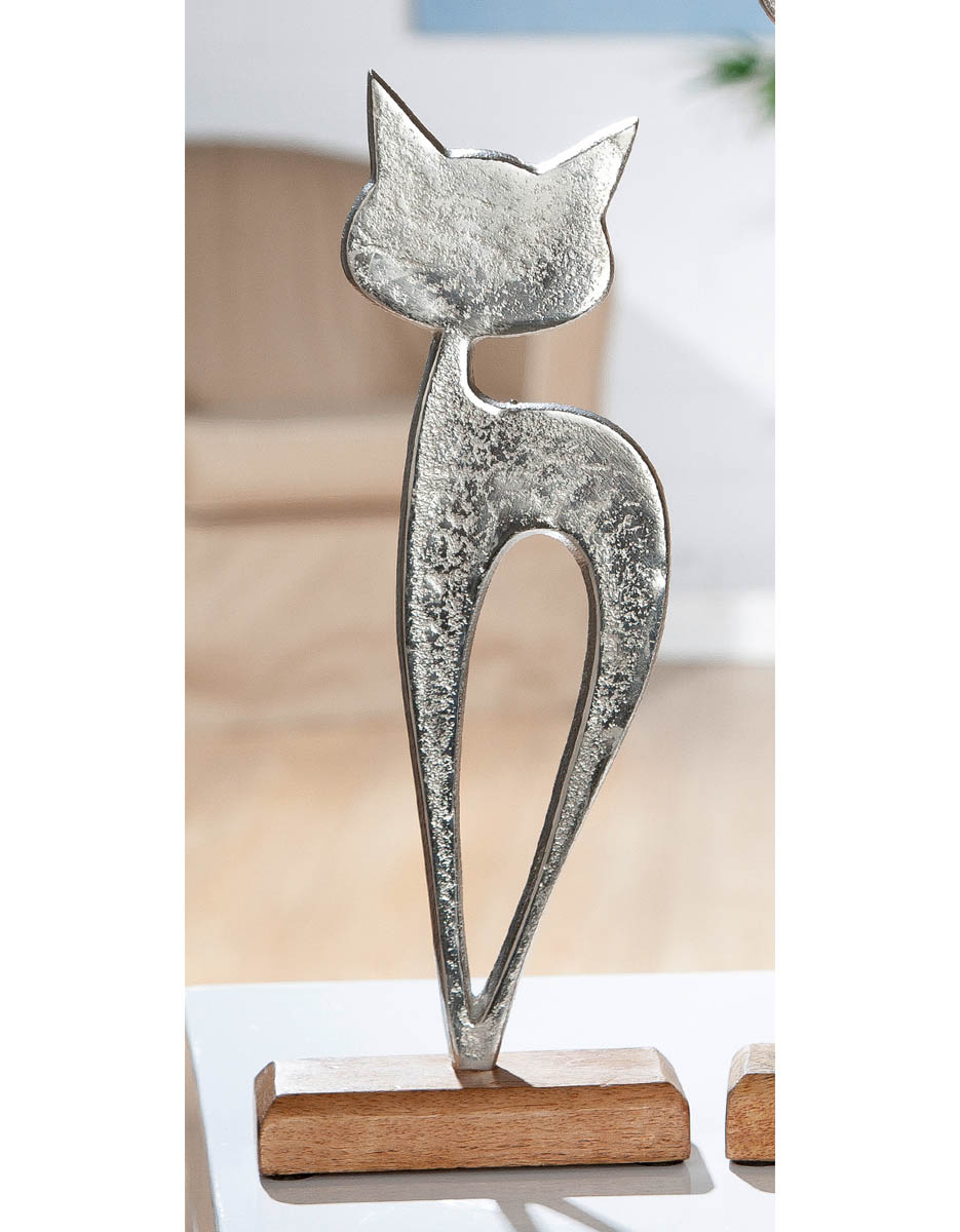 E-shop Dekorácia mačka Luna, 32 cm