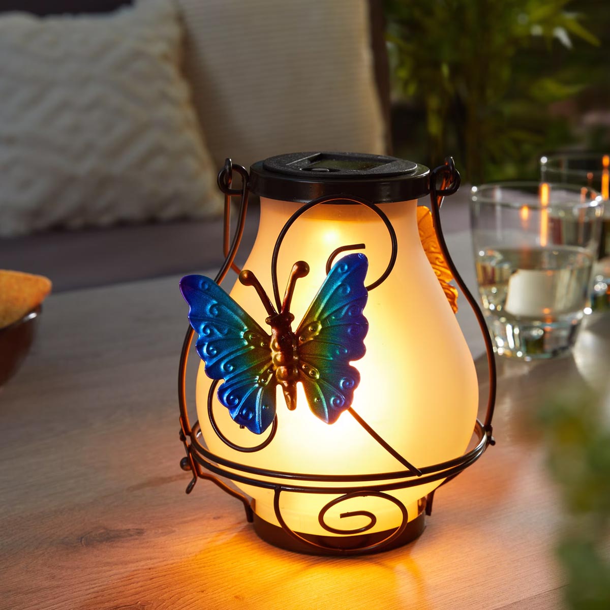 E-shop Solárna dekorácia Lamp Butterfly