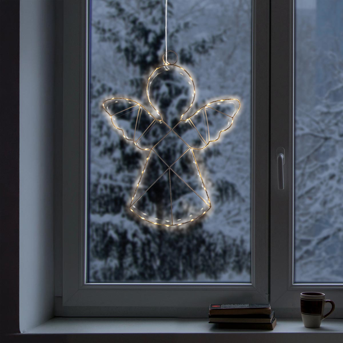 Fotografia produktu: LED dekorácia okien Angel