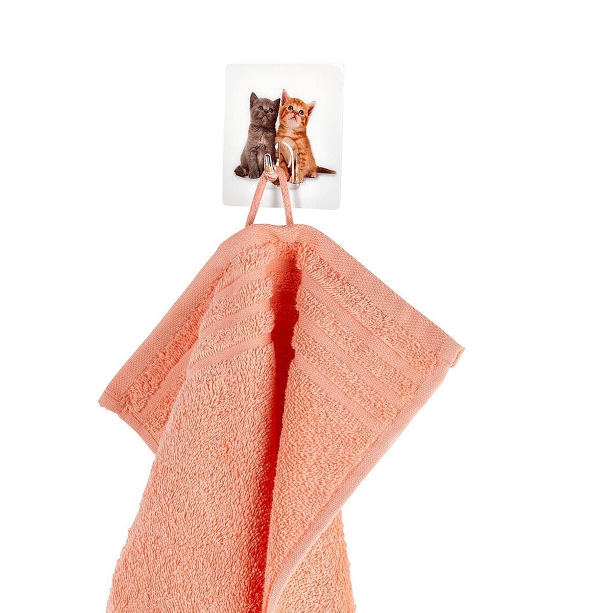 E-shop Samolepiace háčiky na uteráky Kittens, 4 ks