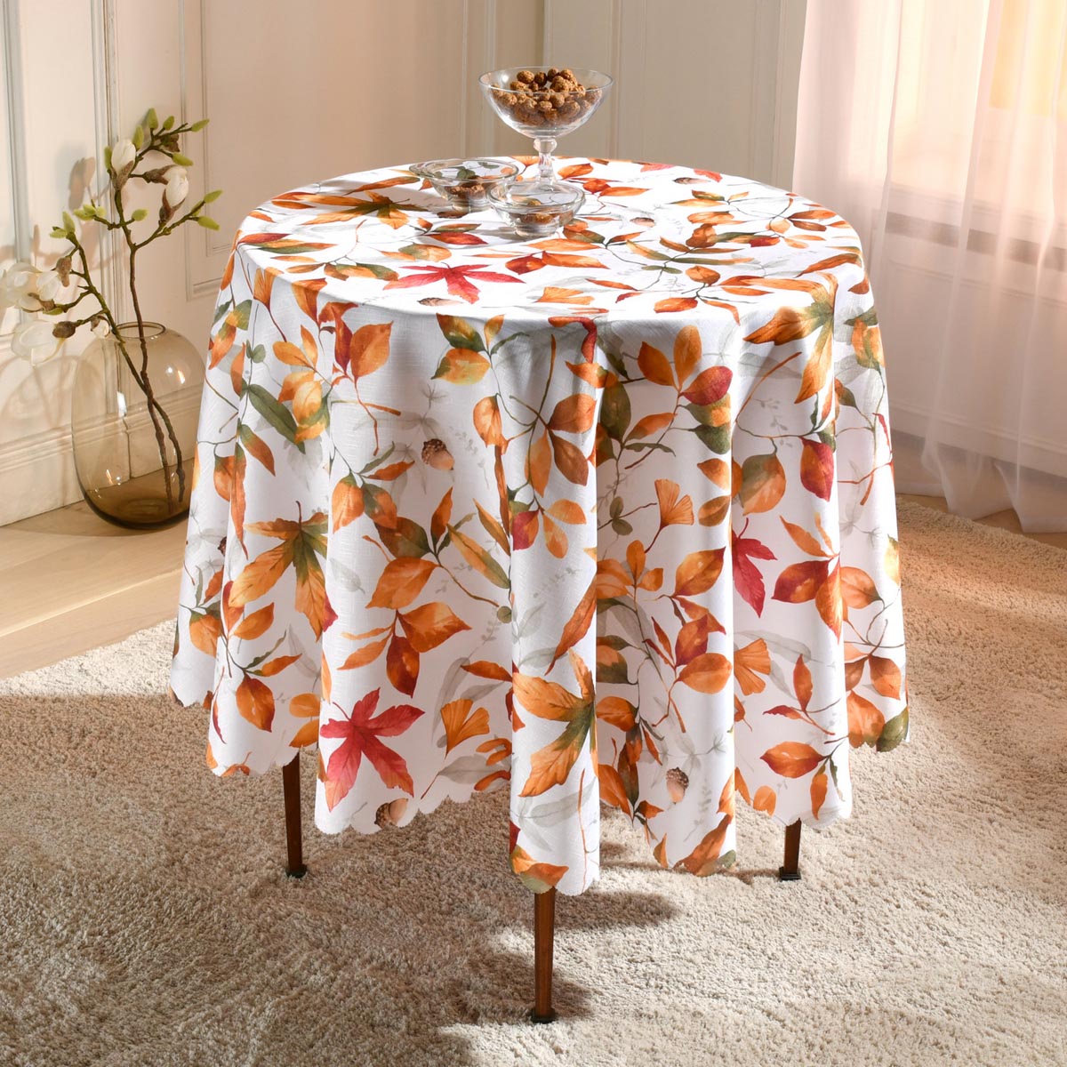 E-shop Obrus Jesenné listy, priemer 160 cm