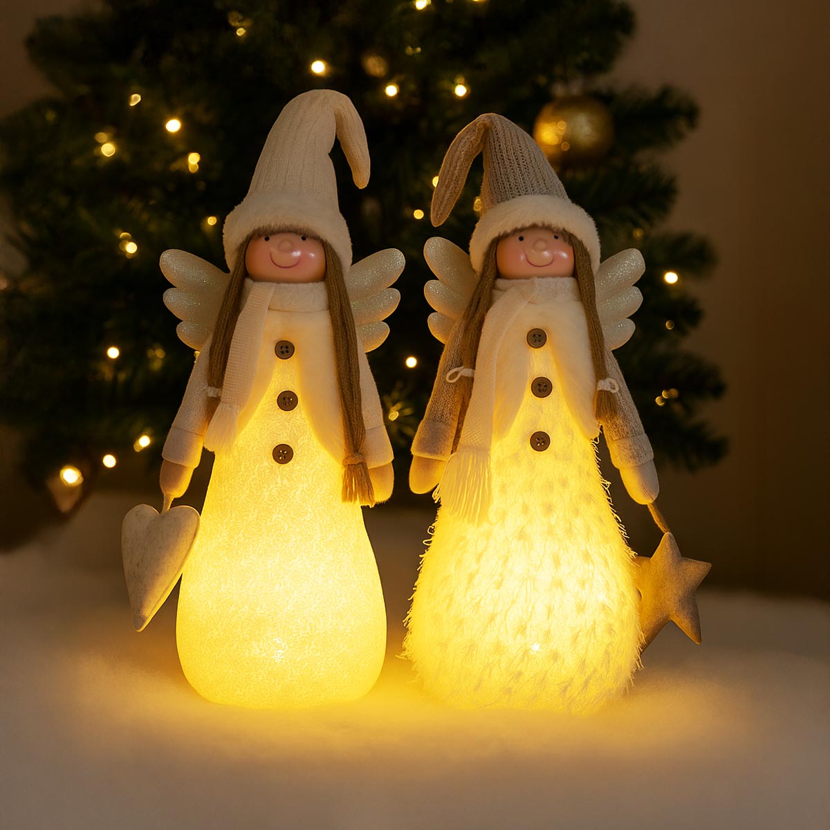 E-shop LED anjel s hviezdou