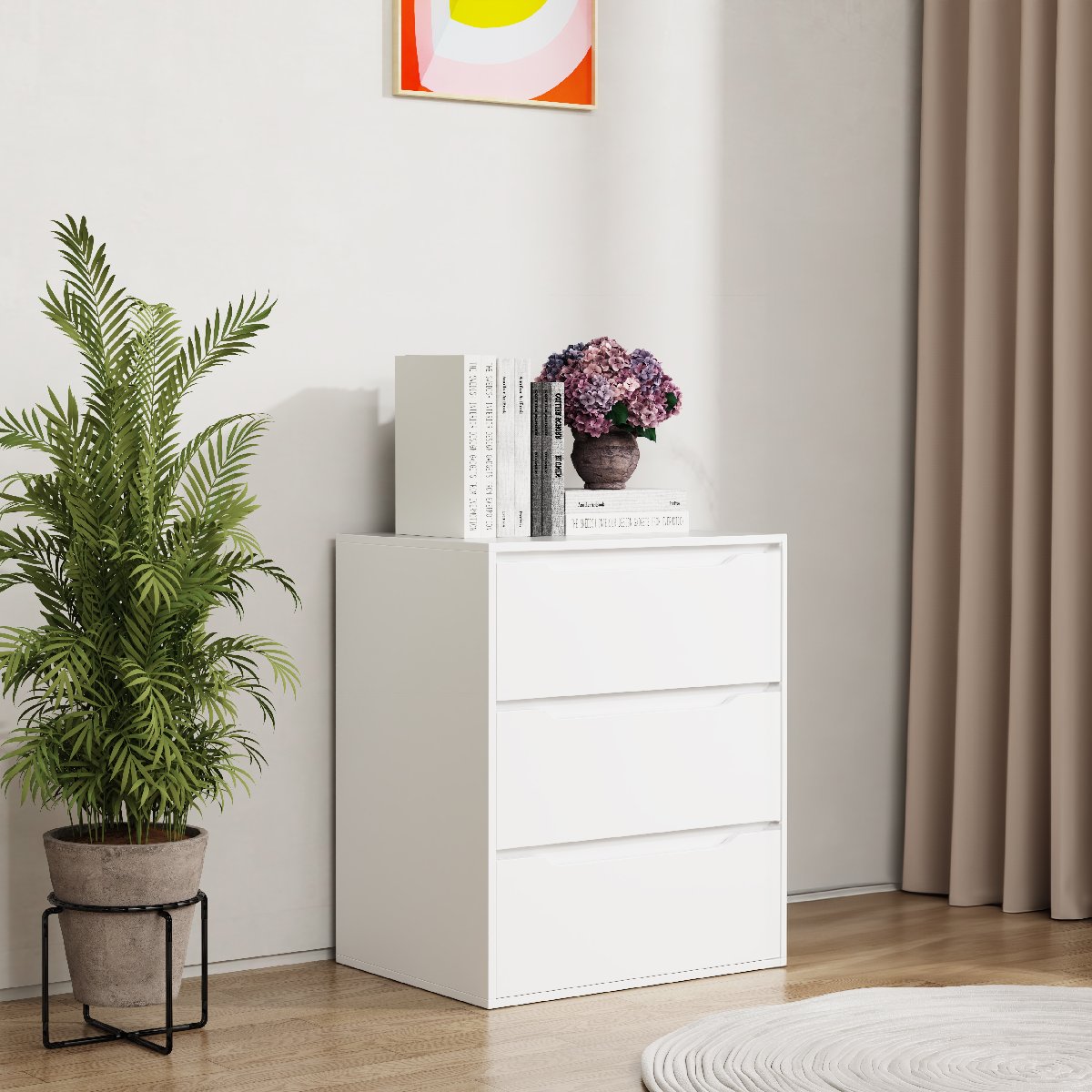E-shop Komoda VCM "Malira L", biela