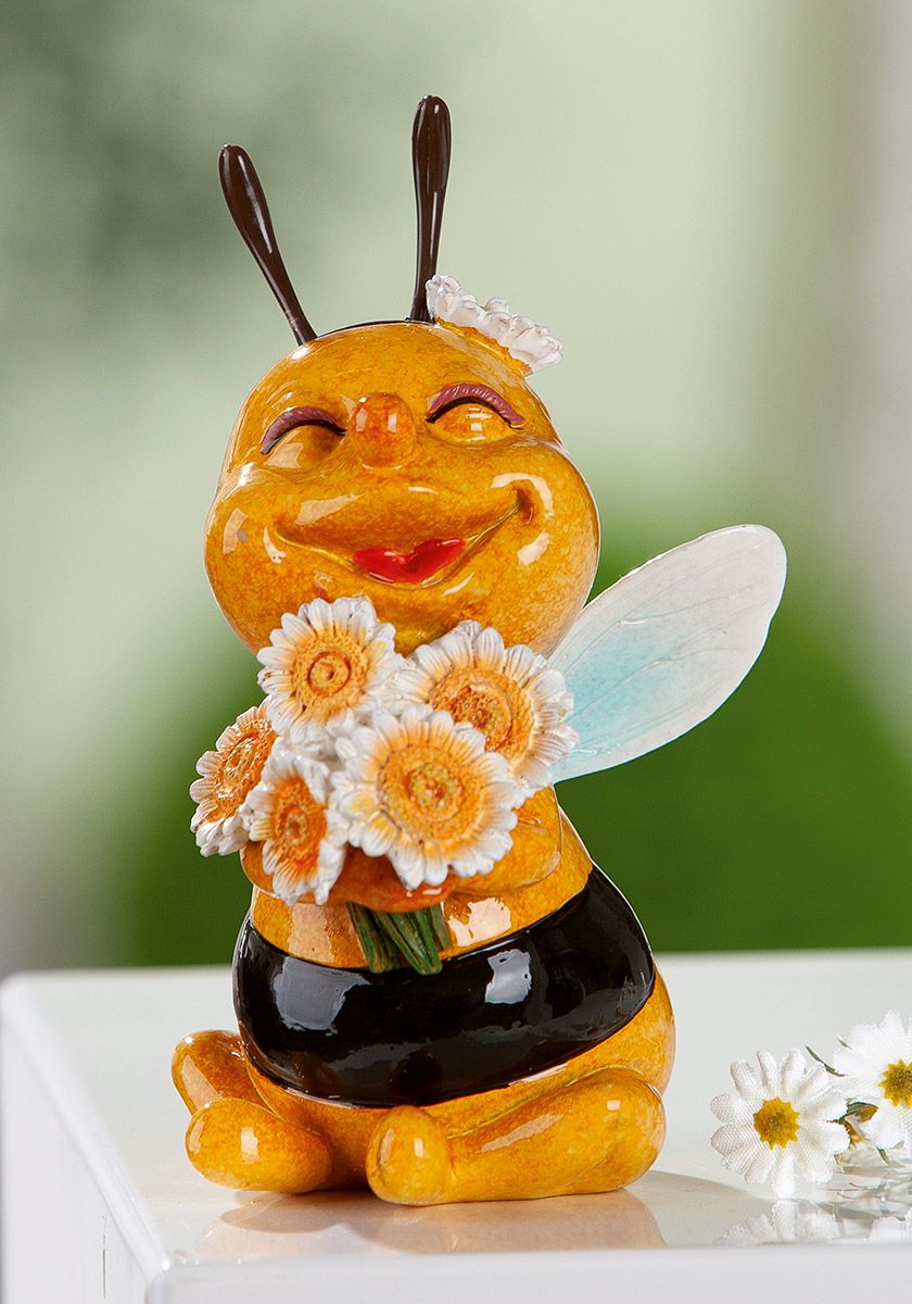 Figúrka včely s kvetom "Bienchen"