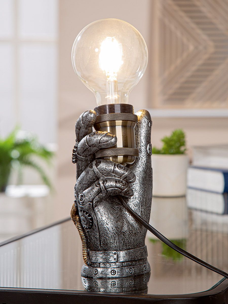 Fotografia produktu: LED stolová lampa "Steampunk Hand"