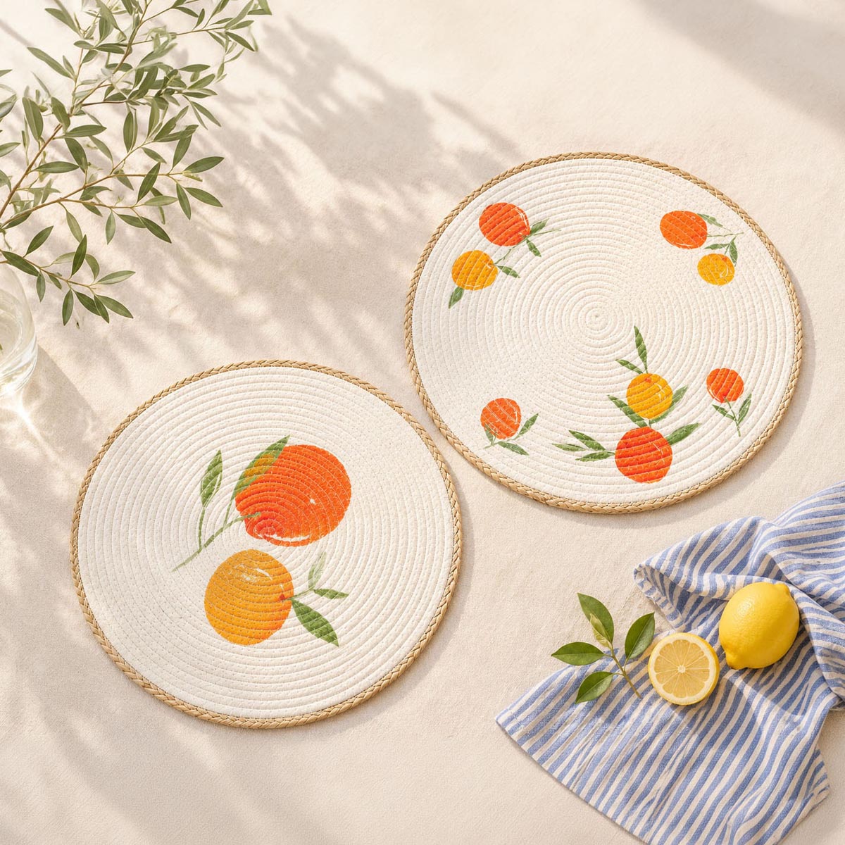 Fotografia produktu: Prestieranie „Citrusové leto“, sada 2 ks