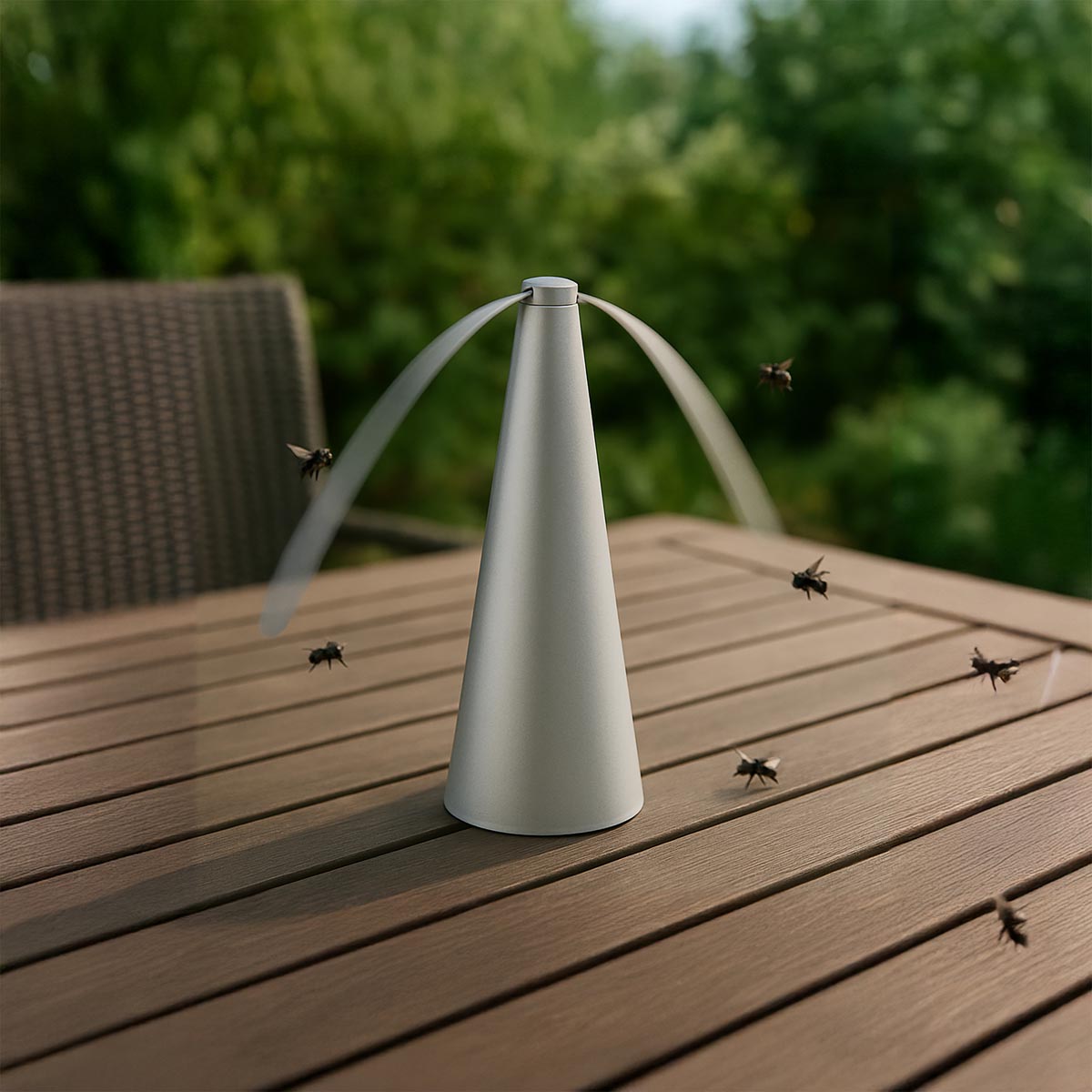Fotografia produktu: Ventilátor proti hmyzu, strieborný
